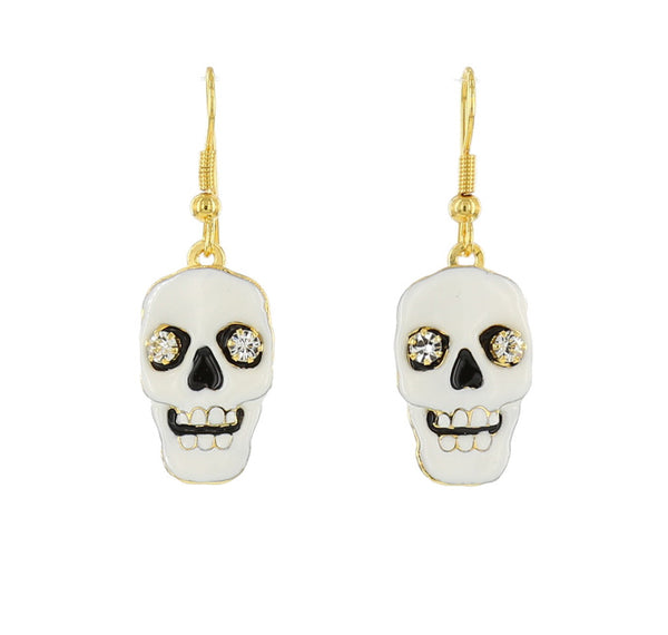 Bone Head Earrings