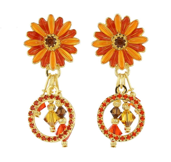 Gerber Daisy Earrings