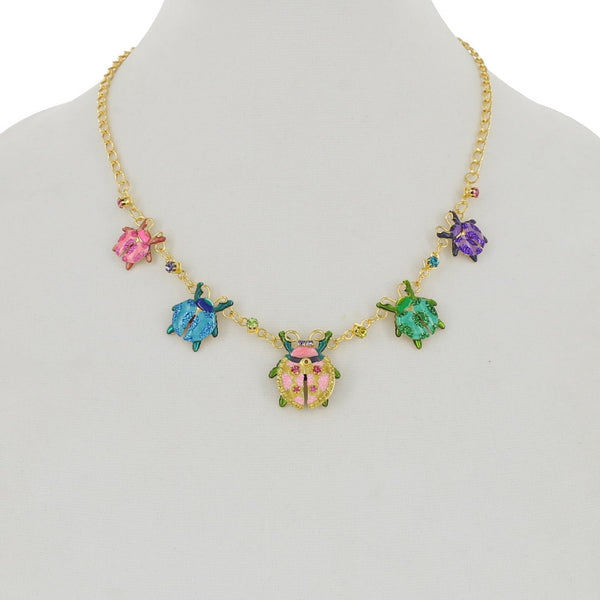 Lady Beetles Necklace