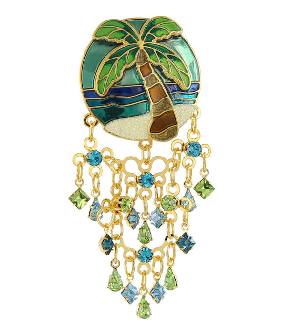 Palm Dangles Pin