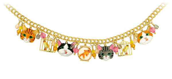 Hungry Kitty Necklace