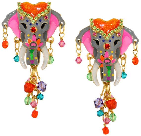 Elephant Raja Earrings