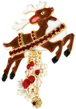 Red Nose Reindeer Pin