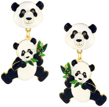 Panda Earrings