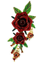 Tea Rose Pin - Red