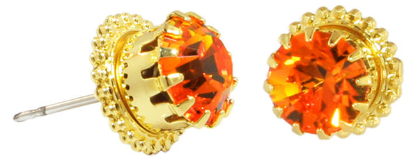 Earring 42 Fire Opal  Gold