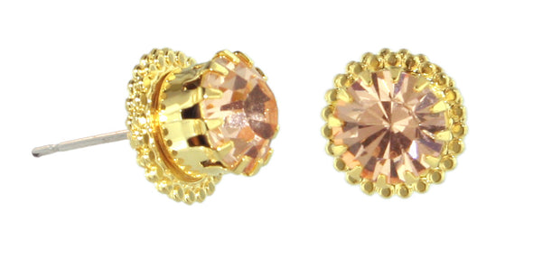 Earring 42 Light Peach  Gold