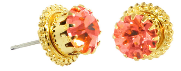 Earring 42 Padparadscha Gold