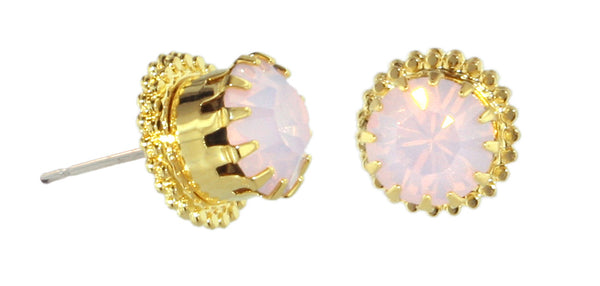 Earring 42 Rose Water Opal Gold