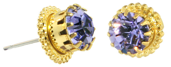 Earring 42 Tanzanite Gold