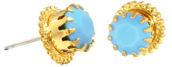 Earring 42 Turquoise Gold